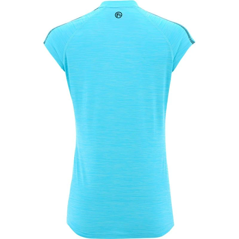 Women's Pluto T-Shirt Blue / Dark Grey 3 Women's Pluto T-Shirt Blue / Dark Grey - Image 3