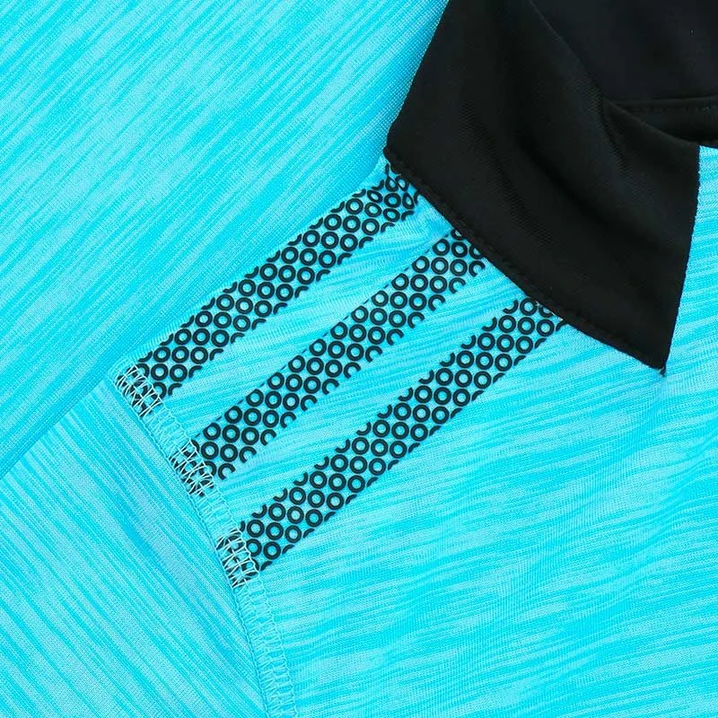 Women's Pluto Half Zip Midlayer Top Blue / Dark Grey 4 Women's Pluto Half Zip Midlayer Top Blue / Dark Grey - Image 4