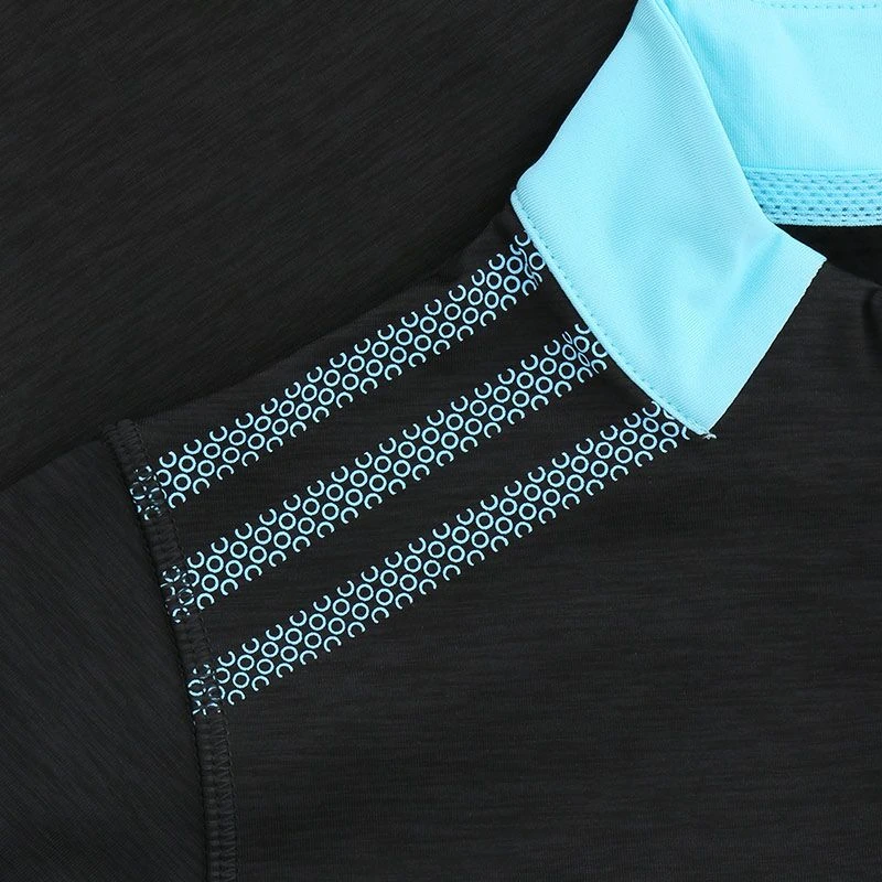 Women's Pluto Brushed Half Zip Top Dark Grey / Blue 6 Women's Pluto Brushed Half Zip Top Dark Grey / Blue - Image 6