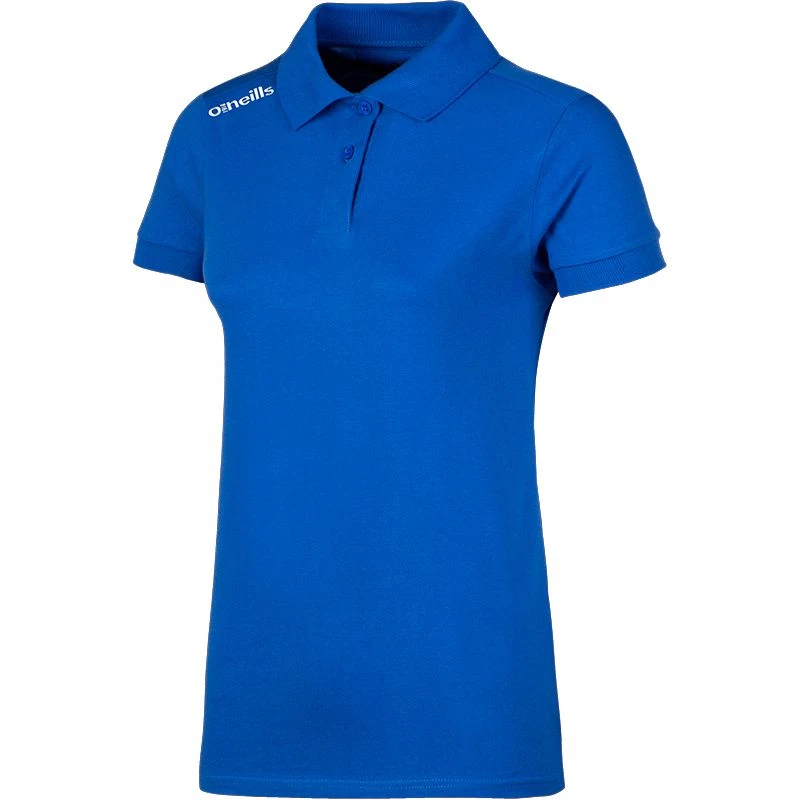 Women's Portugal Cotton Polo Shirt Royal 1 Women's Portugal Cotton Polo Shirt Royal