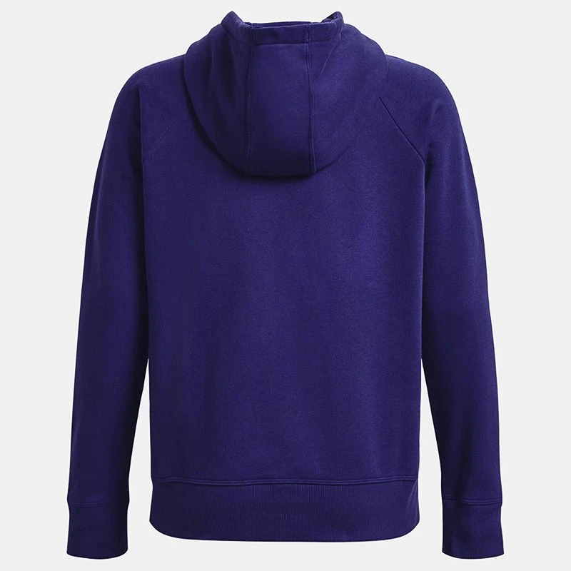 Under Armour Women's UA Rival Fleece HB Hoodie Sonar Blue / White 4 Under Armour Women's UA Rival Fleece HB Hoodie Sonar Blue / White - Image 4