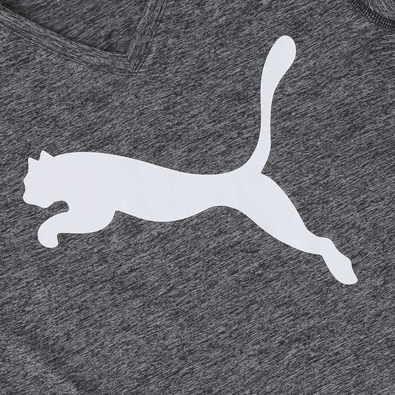 Puma Women's Favourite Heather Cat Training T-Shirt Puma Black Heather 3 Puma Women's Favourite Heather Cat Training T-Shirt Puma Black Heather - Image 3