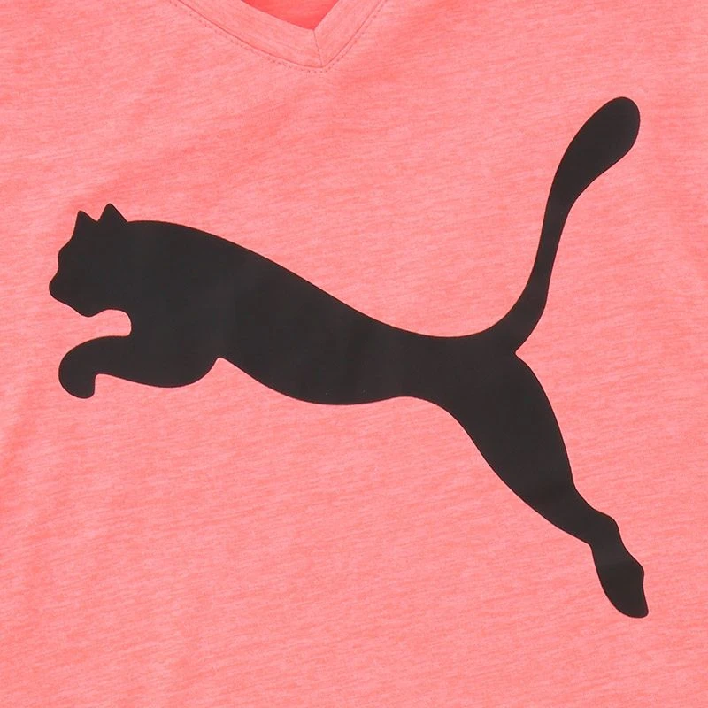 Puma Women's Favourite Heather Cat Training T-Shirt Georgia Peach Heather 3 Puma Women's Favourite Heather Cat Training T-Shirt Georgia Peach Heather - Image 3