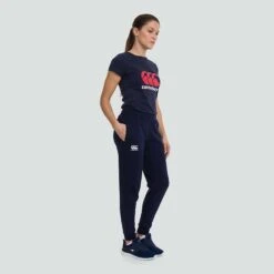 Canterbury Women's Tapered Cuffed Fleece Bottoms Navy -Under Armour Store q a005159769 d