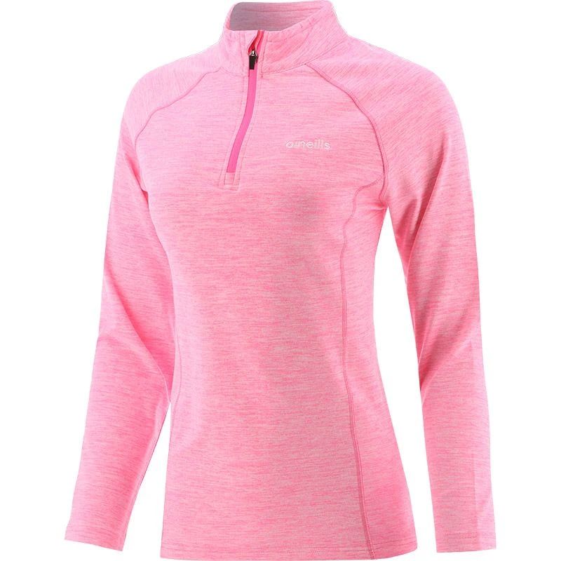 Women’s Renee Half Zip Fleece Pink 3 Women’s Renee Half Zip Fleece Pink - Image 3