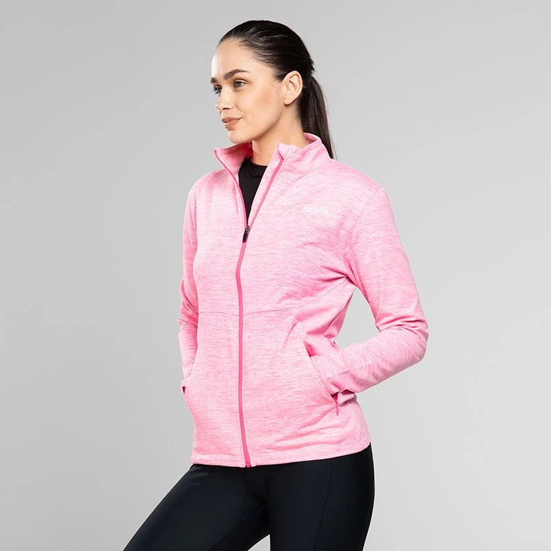 Women's Reece Full Zip Fleece Jacket Pink 1 Women's Reece Full Zip Fleece Jacket Pink