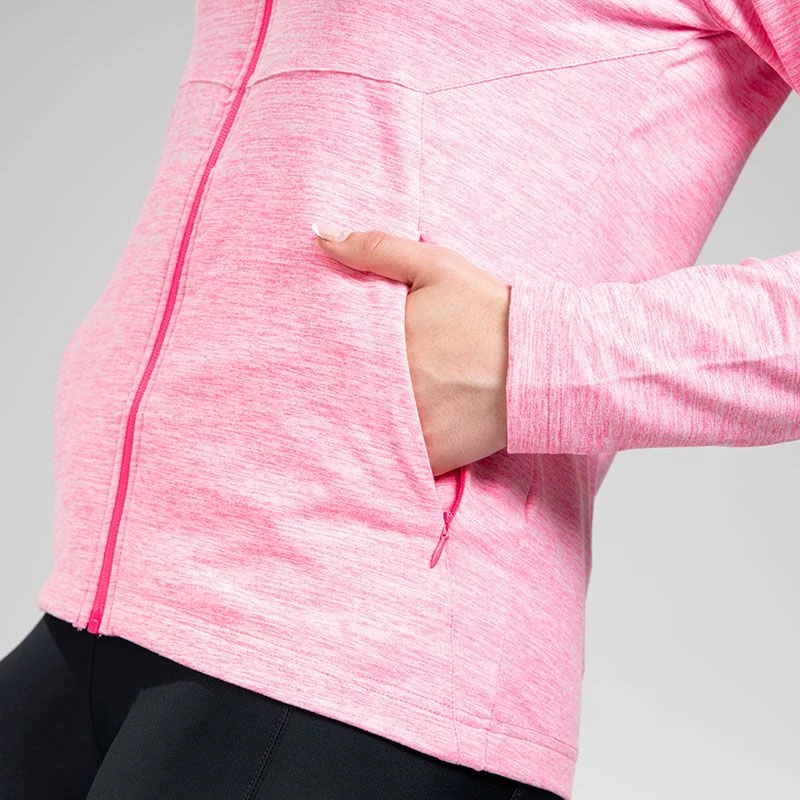 Women's Reece Full Zip Fleece Jacket Pink 3 Women's Reece Full Zip Fleece Jacket Pink - Image 3