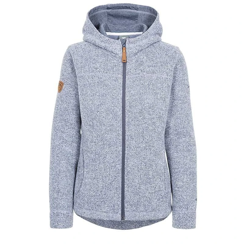 Trespass Women's Reserve Fleece Hoodie Denim Blue 3 Trespass Women's Reserve Fleece Hoodie Denim Blue - Image 3