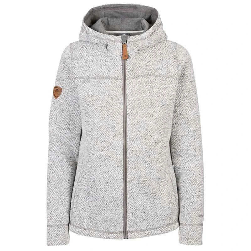 Trespass Women's Reserve Fleece Hoodie Storm Grey 1 Trespass Women's Reserve Fleece Hoodie Storm Grey