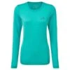 Ronhill Women's Tech Long Sleeve T-Shirt Jade / Grape -Under Armour Store rh 005179 wmns tech ls tee rh 00784 jadegrape front