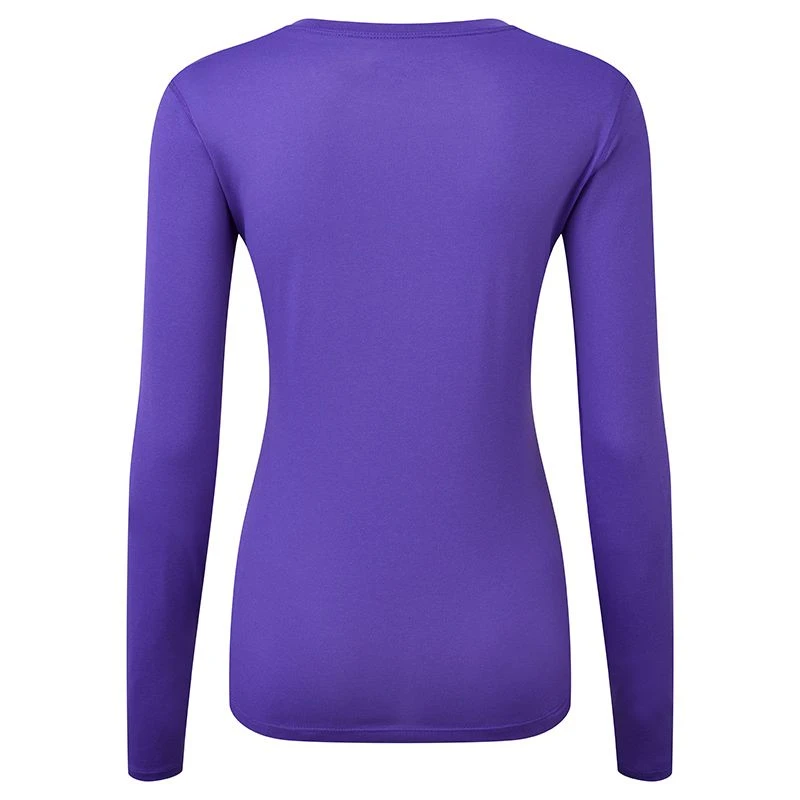Ronhill Women's Core Long Sleeve T-Shirt Plum / Citrus 2 Ronhill Women's Core Long Sleeve T-Shirt Plum / Citrus - Image 2