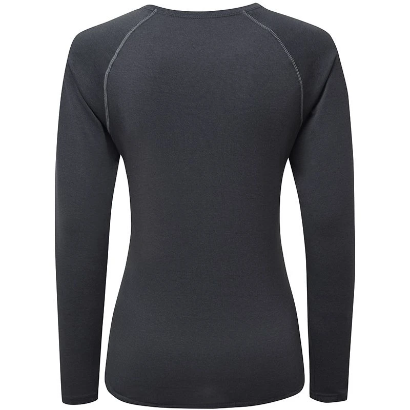 Women's Ronhill Core Long Sleeve T-Shirt Charcoal Marl 2 Women's Ronhill Core Long Sleeve T-Shirt Charcoal Marl - Image 2