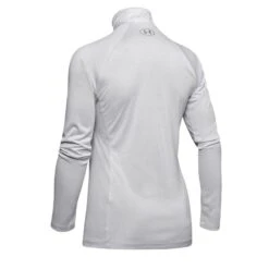 Under Armour Women's UA Tech™ Half Zip Twist Halo Grey / Metallic Silver 11 Under Armour Women's UA Tech™ Half Zip Twist Halo Grey / Metallic Silver -Under Armour Store s7.ps1320128 014 hb