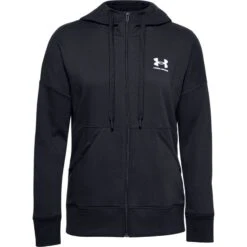 Under Armour Women's Rival Fleece Full Zip Hoodie Black 10 Under Armour Women's Rival Fleece Full Zip Hoodie Black -Under Armour Store s7.ps1356400 001 hf