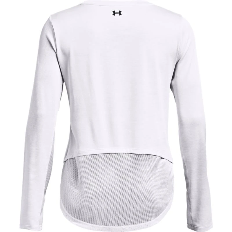 Under Armour Women's UA Tech™ Vent Long Sleeve T-Shirt White / Black 5 Under Armour Women's UA Tech™ Vent Long Sleeve T-Shirt White / Black - Image 5