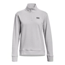 Under Armour Women's Quarter Zip Top Halo Gray Light Heather / Black -Under Armour Store s7.ps1373058 014 hf