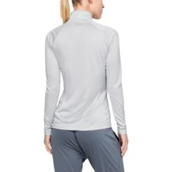 Under Armour Women's UA Tech™ Half Zip Twist Halo Grey / Metallic Silver 8 Under Armour Women's UA Tech™ Half Zip Twist Halo Grey / Metallic Silver -Under Armour Store s7.v5 1320128 014 bc