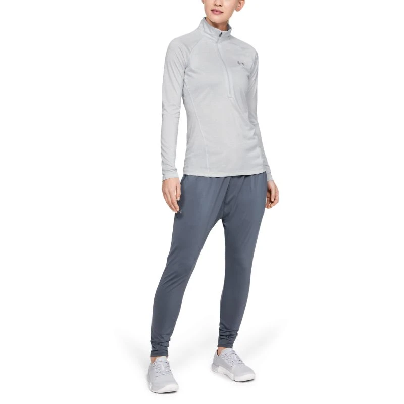 Under Armour Women's UA Tech™ Half Zip Twist Halo Grey / Metallic Silver 4 Under Armour Women's UA Tech™ Half Zip Twist Halo Grey / Metallic Silver - Image 4