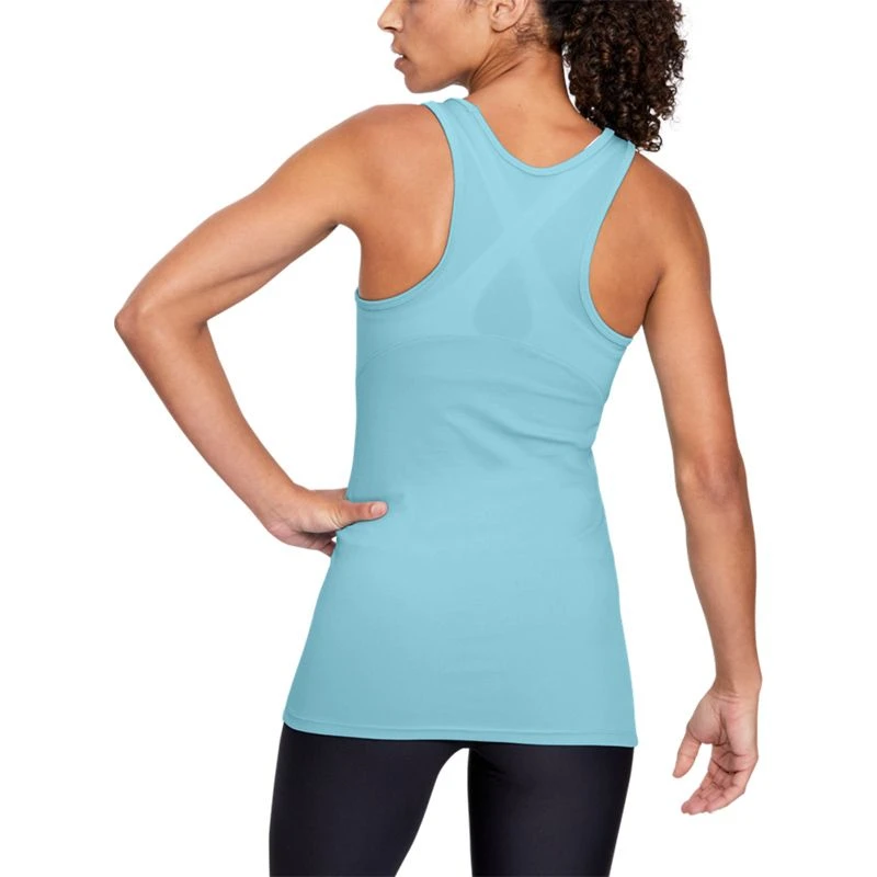 Under Armour Women's Tech Victory Vest Blue Haze / Rift Blue / Met Silver 2 Under Armour Women's Tech Victory Vest Blue Haze / Rift Blue / Met Silver - Image 2
