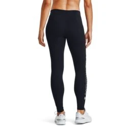Under Armour Women's UA Favourite Wordmark Leggings Black / White -Under Armour Store s7.v5 1356403 001 bc