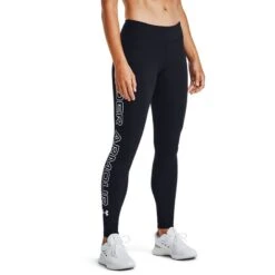 Under Armour Women's UA Favourite Wordmark Leggings Black / White