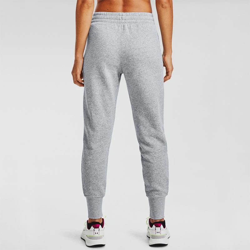 Under Armour Women's Rival Fleece Joggers Grey 2 Under Armour Women's Rival Fleece Joggers Grey - Image 2