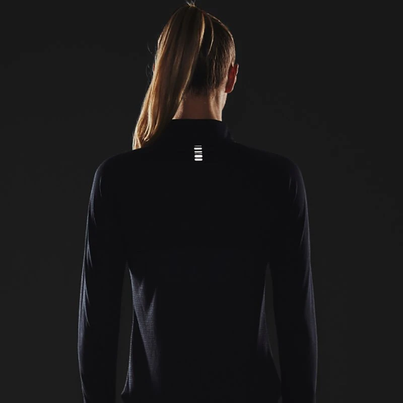 Under Armour Women's UA Streaker Run Half Zip Top Black / Reflective 4 Under Armour Women's UA Streaker Run Half Zip Top Black / Reflective - Image 4