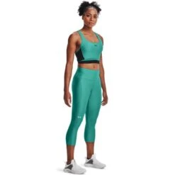 Under Armour Women's HeatGear® Armour No-Slip Waistband Capri Leggings Neptune / Sea Mist -Under Armour Store s7.v5 1365334 369 fsf