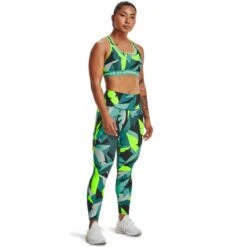 Under Armour Women's HeatGear® Armour No-Slip Waistband Printed Ankle Leggings Neptune / Sea Mist / Black -Under Armour Store s7.v5 1365338 369 fsf