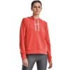 Under Armour Women's Rival Terry Hoodie Vermillion / White 14 Under Armour Women's Rival Terry Hoodie Vermillion / White -Under Armour Store s7.v5 1369855 872 fc