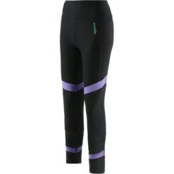Women's Savannah 7/8 Leggings Black / Purple 10 Women's Savannah 7/8 Leggings Black / Purple -Under Armour Store sava 176 0 gen bkppgn wmns p1 1
