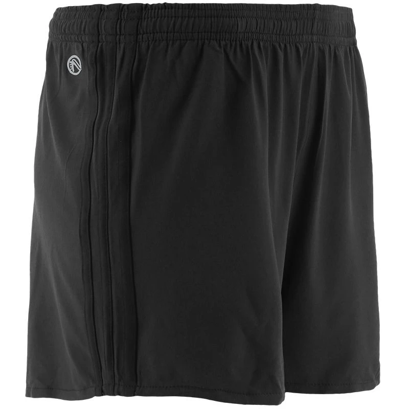 Women's Selena Athletic Shorts Black 2 Women's Selena Athletic Shorts Black - Image 2