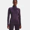 Under Armour Women's UA Tech™ Twist ½ Zip Tux Purple / Retro Purple / Metallic Silver 12 Under Armour Women's UA Tech™ Twist ½ Zip Tux Purple / Retro Purple / Metallic Silver -Under Armour Store v5 1320128 541 fc